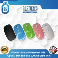 Wireless Mouse bluetooth USB Optical thin slim usb 2.4GHz Ultra Thin