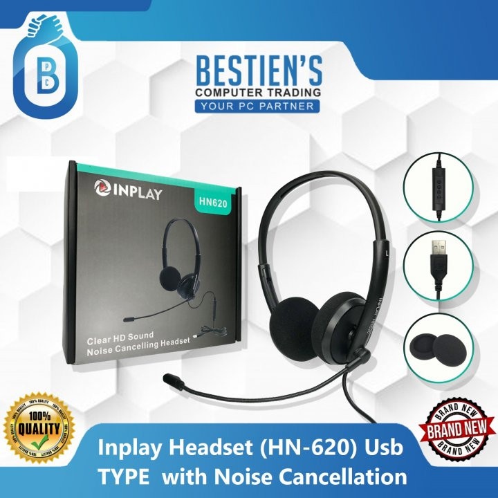 Inplay Headset (HN-620) Usb TYPE with Noise Cancellation at  from  Quezon City. | LookingFour Buy & Sell Online