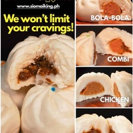 SIOPAO (BOLA BOLA, CHILI ASADO, COMBI, ASADO & CHICKEN)