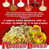 NOODLE HOUSE (DUMPLING, WANTON, PORK SIOMAI, BEEF SIOMAI, EGG NOODLES & BEEF TERIYAKI)