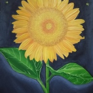 "Sunflower" and "Puppy" Oil Pinting