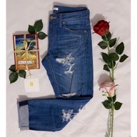 Azul Basic Distressed Denim For Women's