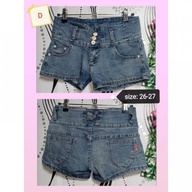 DENIM SHORT MIDWAIST UKAY
