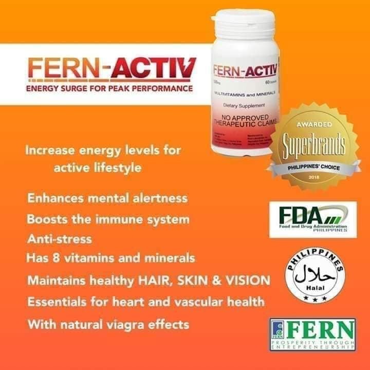 FERN ACTIVE FROM THE MAKER OF FERN C at 800.00 from Cebu. LookingFour