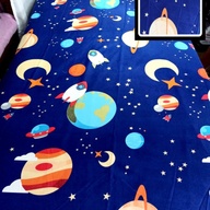 CANADIAN COTTON BEDSHEET ONLY QUEEN SIZE (Animated Galaxy)