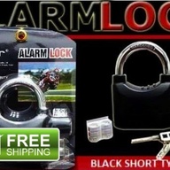 Padlock Alarm Lock Siren for Door/Motor/Bicycle Lock