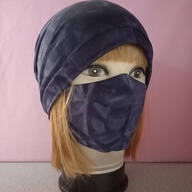 Premium Full Head Cover Turban w/ mask Set