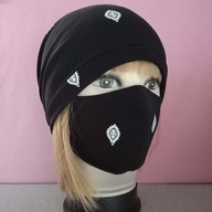 Premium Full Head Cover Turban w/ mask Set