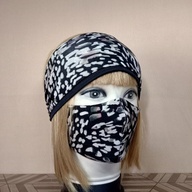 Fashionable Premium Headband Type Turmask Turban Mask Set