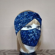 Fashionable Premium Headband Type Turmask Turban Mask set