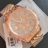 MK Lexington Crystal Pave Dial Ladies Chronograph Watch (MK 8580)  ORIGINAL