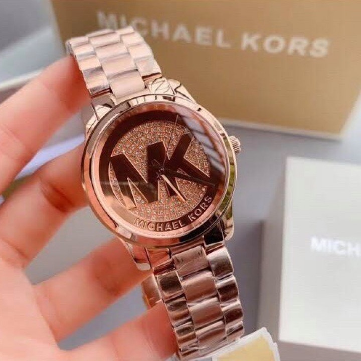 Amazoncom Michael Kors Womens Slim Runway Rose Gold Watch MK3804   Clothing Shoes  Jewelry