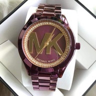 Michael Kors Mini Slim Runway Ladies Plum-tone Watch (MK 3764) Original