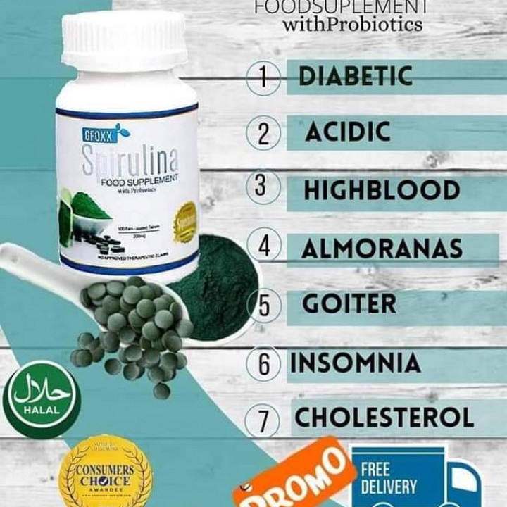 GFOXX SPIRULINA WITH PREBIOTICS at 1135.00 from Capiz. LookingFour
