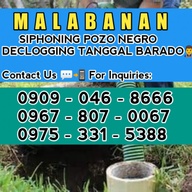 QUEZON CITY MALABANAN SIPHONING DECLOGGING TANGGAL BARADO 0909-046-8666