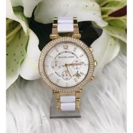 Women's Gold-Tone Michael Kors Parker Chronograph Watch (MK6119) Original