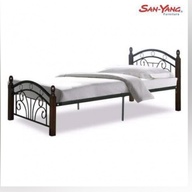 San-Yang Single Bed Frame with Mandaue Foam Flex Foam Mattress (SOLD AS SET)