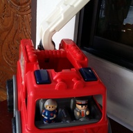 Fire truck with Two Mega bloks Figures