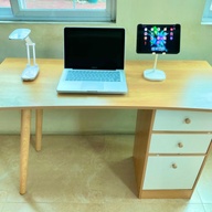Scandinavian Computer Table Desk with 3 Drawers