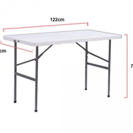 ENDURA Lavander 4 ft Fold In Half Table 4 FT FOLD-IN-HALF TABLE