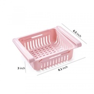 42cm Kitchen Container Adjustable Slide Kitchen Fridge Freezer Space Saver Organizer Storage Box