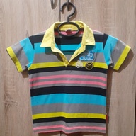 Garfield Yellow Striped Polo