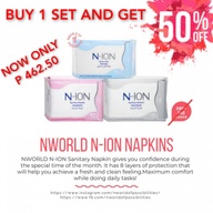 NEW N-ION SANITARY NAPKINS