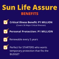 Sun LifeAssure is a life and health insurance plan