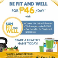 SUN Fit and Well is a life and health insurance plan