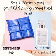 Buy 6 Premium soap get 1 O2 Glowin Serum Mask