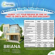 700,000 Discount for this single attached house