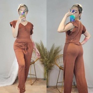 Jumpsuit cotton spandex