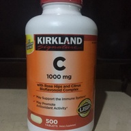 Kirkland Vitamin C 1000mg with Rose Hips and Citrus Bioflavonoid Complex