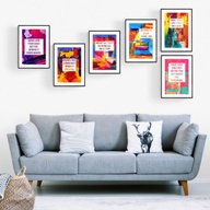 WALL ART - MOTIVATIONAL QUOTES PRINTED ON GLOSSY PHOTOPAPER