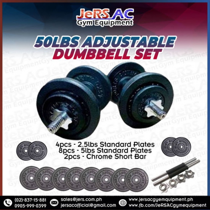50 lbs Adjustable Dumbbell Set at 3240.00 from Quezon City