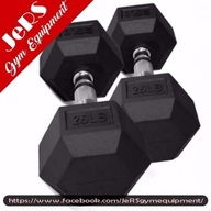 Rubber Hex Dumbbell - home and gym equipment