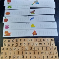 Wooden Alphabet Matching toy