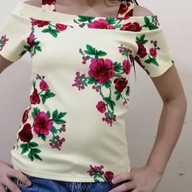 pre-loved floral bakuna blouse