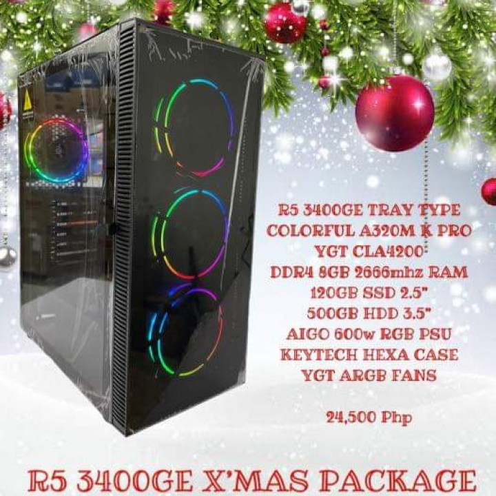 Ryzen 5 3400GE System Unit at 24500.00 from City of Marikina ...
