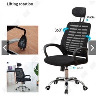 ergonomic chair with headrest
