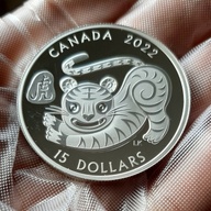 Silver Coin, 2022 Year of the Tiger