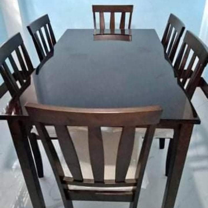 Malaysian wood dining set at 13900.00 from Laguna. LookingFour Buy