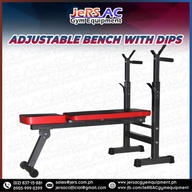 Flat Bench with Dips | JeRS AC Gym Equipment