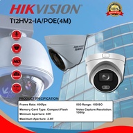 T12HV2-IA/POE 4M HIKVISION