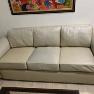 Sofa 3 seater leather