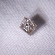 Natural Stone Princess Cut Diamond