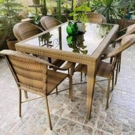 All synthetic Rattan Dinning Set