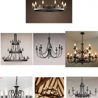 kinds of chandeliers and bed frame