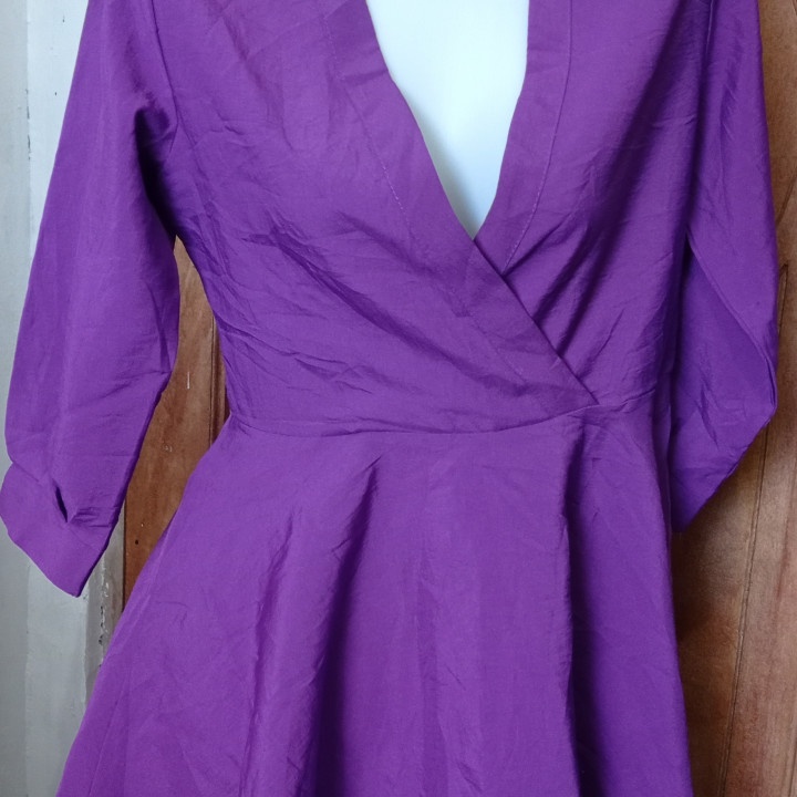 Preloved Purple dress at 120.00 from Bulacan. LookingFour Buy & Sell