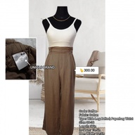 Cotton Wide Leg Trousers